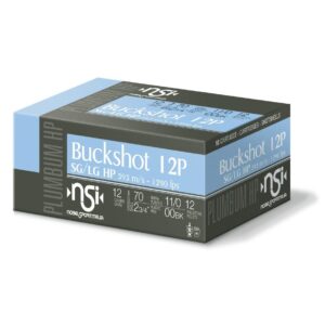 ** Noble Sport Plumbum Buckshot Shotshells Gauge, 2/4", #00, 10 Rounds ** 837913000885
