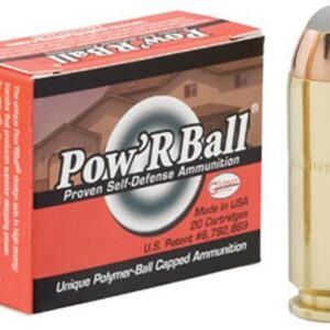 ** Glaser Pow'RBall 10mm Auto Handgun Ammunition - 135 gr JHP, 1400 fps, 20 Rounds per Box

** 757750400726