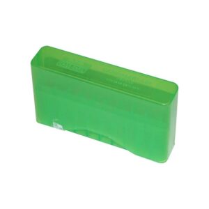 MTM J-20 Slip Top Ammo Box for 20 Rounds in Clear Green