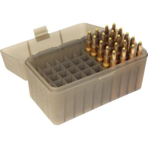 MTM Flip Top Ammo Box for .270 Win/30-06 - Clear Smoke 026057210827