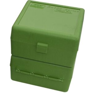 MTM Case-Gard RM100 Ammo Box for .308 Win - 100 Rounds Green 026057231105