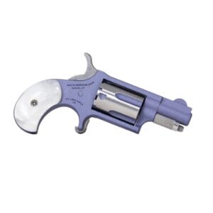 NAA .22 LR Orchid Mini Revolver - 5-Round Capacity, 1.13" Barrel, Cerakote Frame, Pearl Birds Head Grip UPC: 744253003929