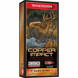 Winchester Copper Impact .350 Legend Rifle Ammunition - 150 Grain Ballistic Tip, 20 Rounds 020892230316