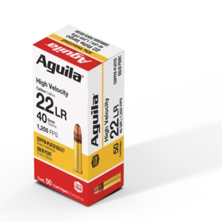 Per Round – ** Aguila .22 LR High Velocity Standard Pistol Ammo - 40 Grain - 50 Rounds per Box (40 Boxes per Case)

** 640420001012