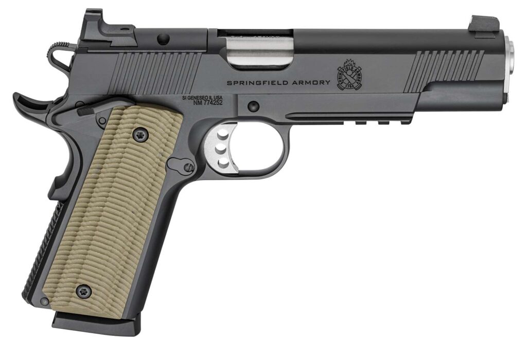 SPRINGFIELD ARMORY OPERATOR 1911 45ACP 5" BLACK 2-8RD AOS OPTC READY