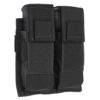 Tacshield T3602BK Universal Double Pistol Mag Pouch Black 1000D Nylon