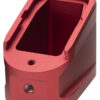 Strike industries empalg17red extended mag plate  fits glock g17 fits glock g22 red 6061 t-6 aluminum