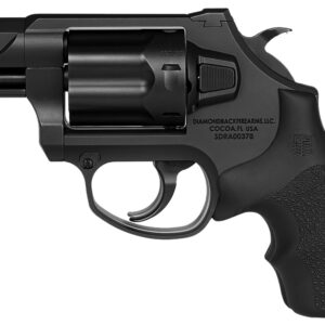 Diamondback DB0700S001 SDR .357 Mag/.38 Special +P 6-Shot Revolver, 2" Black Nitride Barrel, Black Hogue Grip, Exposed Hammer 810035754423