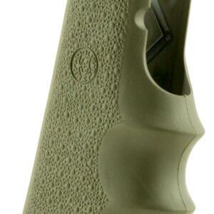Hogue 45001 OverMolded Grip Cobblestone OD Green Rubber with Finger Grooves for 1911 Government