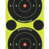 Birchwood Casey 34375 Shoot-N-C Reactive Target Self-Adhesive Paper Black/Yellow 3" Bullseye 240 Pack