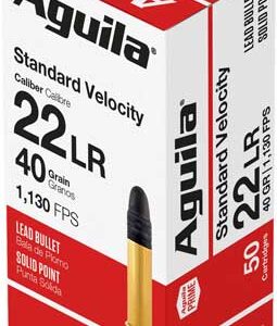 AGUILA STANDARD VELOCITY 22LR 40GR LEAD RN 2000RD CASE 640420013329