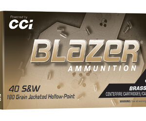 ** Blazer Brass .40 S&W 180-Grain JHP - 50 Rounds per Box

** 604544700152