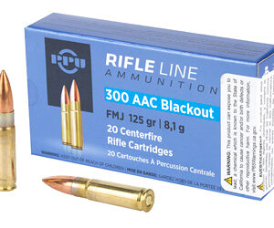 PPU .300 Blackout FMJ 125 Grain - Bulk 20 Round Box 8605003812425