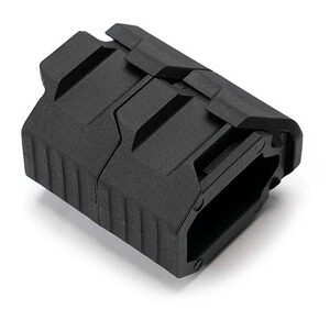 M-LOK STACKED ANGLED GRIP W/ CMS - BLACK