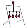 EZ-Aim Deflector Resetting Spinner Target System 16"W x 22.25"H Black/Red