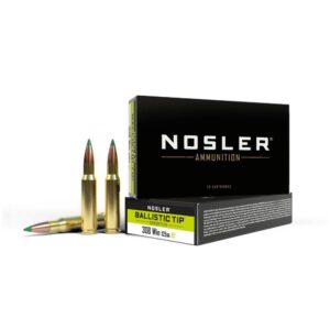 Nosler 308 Win Ballistic Tip Hunting Ammunition - 125 Grain (20 Rounds) 054041400619