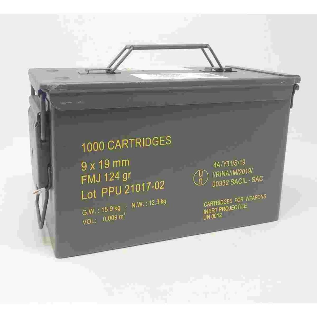 TRZ Trading 9mm 124GR FMJ 1000 Rounds