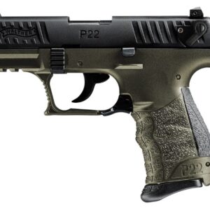 WALTHER P22Q 22LR PSTL MILITARY GRN 1-10RD