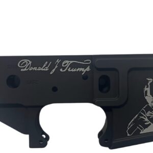 MENKE INDSTRY BILLET LWR RCVR MULTI BLK TRUMP EXCLUSIVE