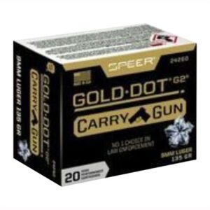 ** 9mm Luger 135 Grain Jacketed Hollow Point Ammo - 20 Rounds per Box

** 604544657913