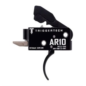 AR .308 ADAPTABLE TRIGGER BLACK CURVED TWO-STAGE