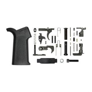 LOWER PARTS KIT W/MOE SL GRIP FOR AR-15 BLACK