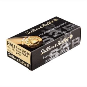 9MM LUGER 124GR FULL METAL JACKET 50/BOX 754908500437