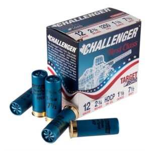 Challenger Ammo 12 Gauge 2-3/4" #7.5 Shot 250 Shells Case