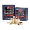 ** Subsonic 9mm Luger 147gr Jacketed Hollow Point Ammunition - 25 Rounds per Box

** 090255902877