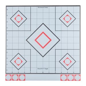 WHITE & BLACK SHOOT-N-C 12'' TARGETS