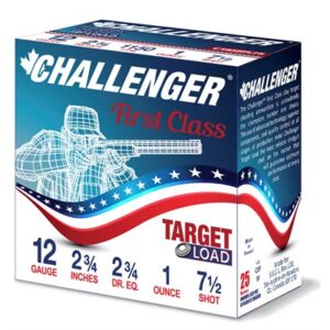 ** Challenger First Class 12GA 2/4" 1oz #7.5 Shotgun Shells ** 773622402575