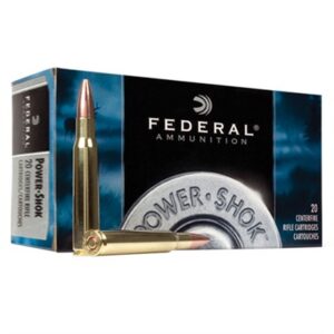 Federal Power Shok .243 Win 80 Grain Soft Point Ammo - 20 Rounds 029465091354