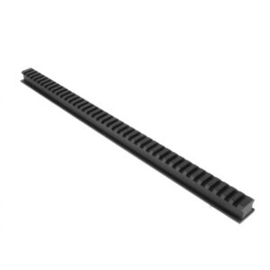 7075 ALUMINUM PICATINNY RAIL BLANK BLACK 16
