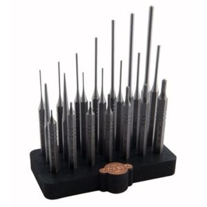 STEEL PUNCH SET WITH BENCH BLOCK 21 PIECE