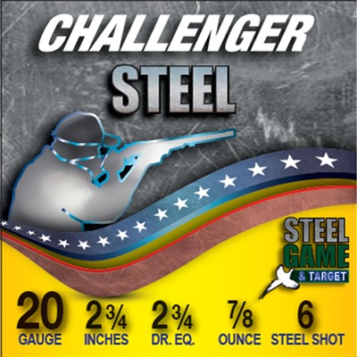 Challenger Ammo 20 Gauge Steel – 25rd