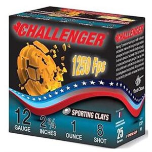 ** 12 Gauge Sporting Clay Shells/4" 1oz 1250 FPS #8 Count Case ** 859805005075