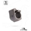AR-15 SOLID TITANIUM ADJUSTABLE GAS BLOCK .750'' GRAY