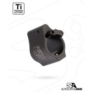 AR-15 SOLID TITANIUM ADJUSTABLE GAS BLOCK .936'' BLACK
