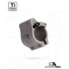 AR-15 CLAMP ON TITANIUM ADJUSTABLE GAS BLOCK .750'' GRAY