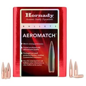 AEROMATCH 30 CALIBER (0.308'') 175GR HOLLOW POINT BT 500/BOX