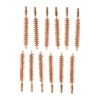 BRONZE RIFLE BORE BRUSH, 35 CALIBER, 8-32M, 12 PACK