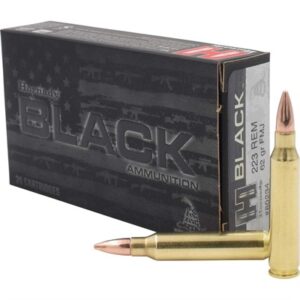 Black .223 Remington 62 Grain FMJ Full Metal Jacket - 20 Rounds 090255802344