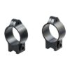 1'' LOW (0.35'') 11MM DOVETAIL RINGS, BLACK