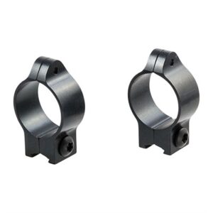 1'' LOW (0.35'') 11MM DOVETAIL RINGS, BLACK