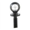 CROSSHAIRS STANDARD HOODED FRONT SIGHT  BRASS BLACK