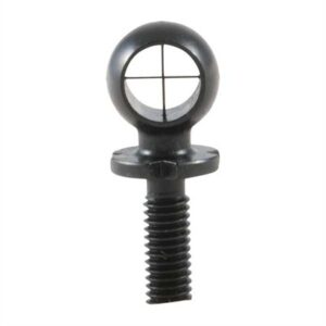 CROSSHAIRS STANDARD HOODED FRONT SIGHT  BRASS BLACK