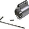 GUNTEC LOW PROFILE GAS BLOCK - .750 DIA STAINLESS STEEL