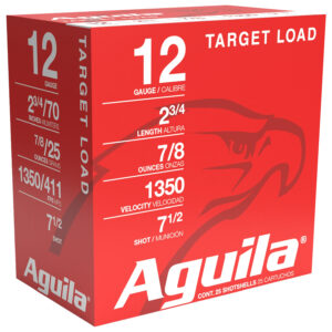 Aguila 12Ga Target Load 2.75" 7/8oz 7.5 Shot box with 25 rounds
