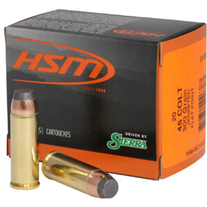 ** HSM Pro Pistol Hunter .45 Colt 300 gr Jacketed Soft Point - 20 Rounds per Box

** 810742026387