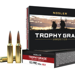 Nosler Trophy Grade Long-Range 6.5PRC 142gr AccuBond Spitzer - 20 Rounds per Box 054041612326